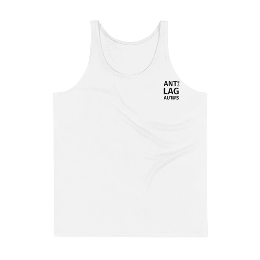 Anti Lag Autos Turbo White Tank Top