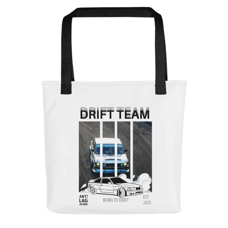 Anti Lag Autos Drift Team Tote Bag