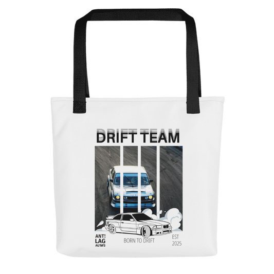 Anti Lag Autos Drift Team Tote Bag