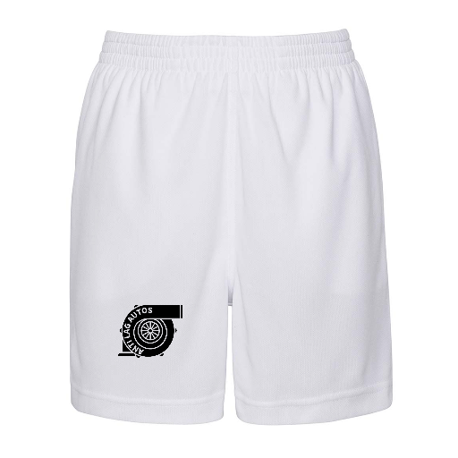 Anti Lag Autos Turbo White Shorts